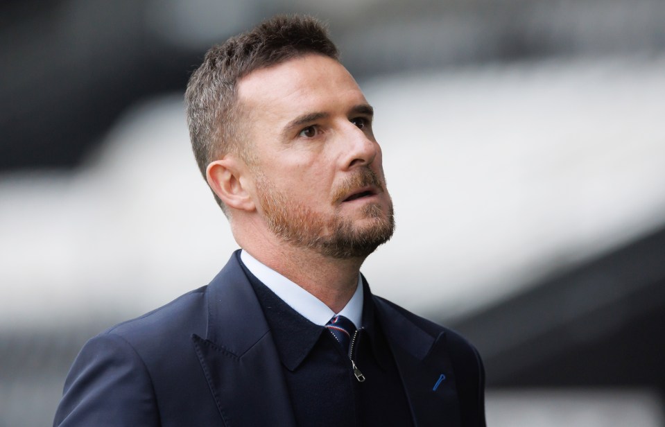 Headshot of Barry Ferguson, Rangers interim manager.