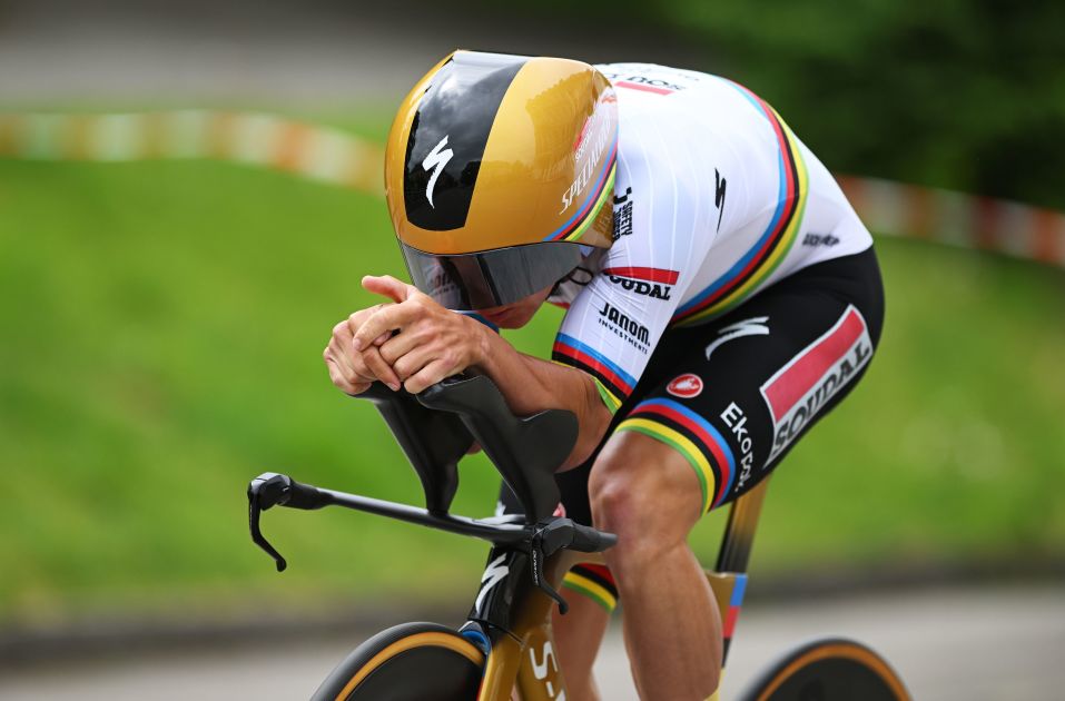 Evenepoel blasts to victory in Romandie ITT