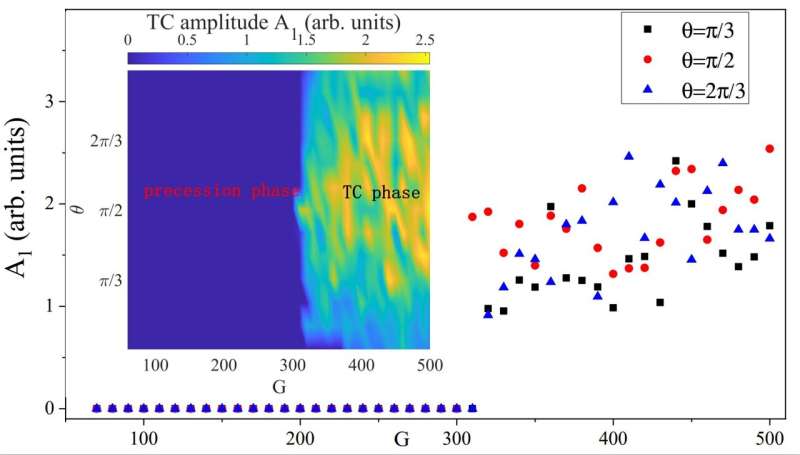 Researchers observe time crystal in spin maser system