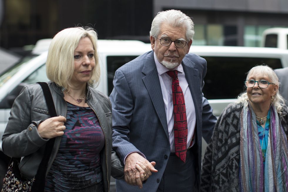 Rolf Harris and Alwen Hughes