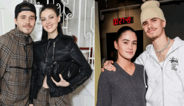 Romeo Beckham and girlfriend Kim Turnbull step out in London with friends as couple show unity amid tensions between Brooklyn and parents