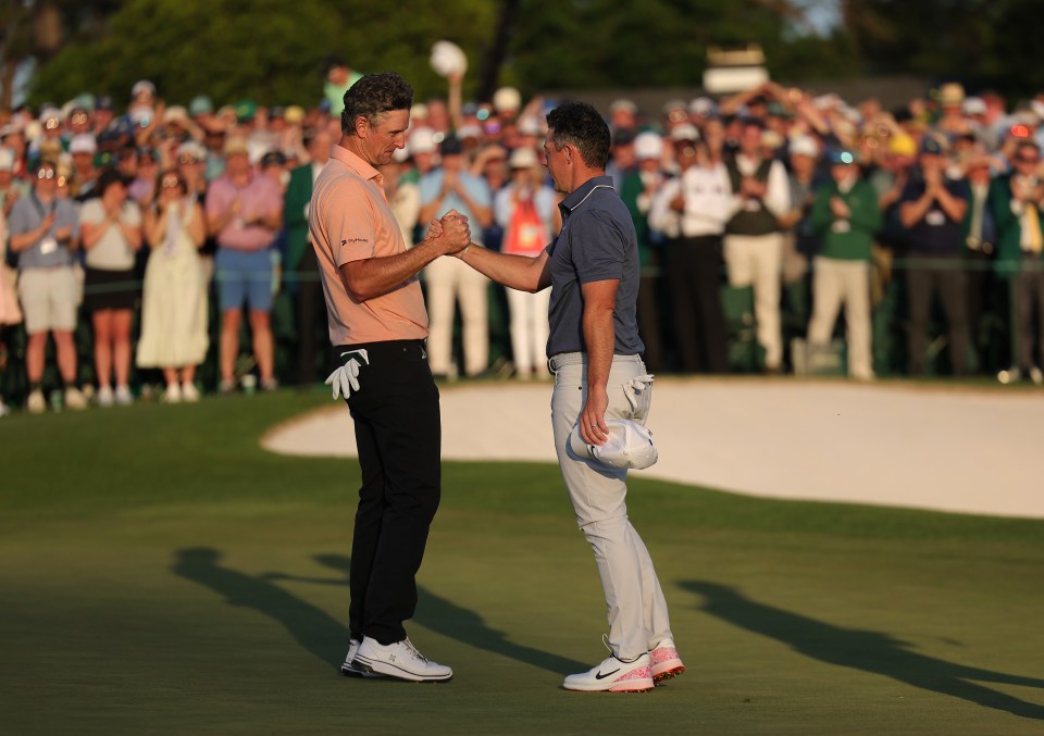 Rose was the man on the unfortunate end of a play-off defeat at Augusta