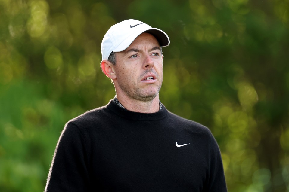 Rory McIlroy at a golf tournament.