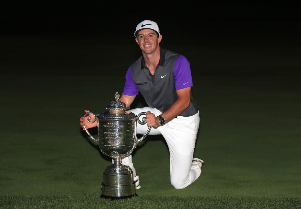 Rory McIlroy has previously won the US PGA in 2012 and 2014