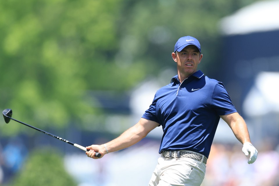 McIlroy has been struggling off the tee in North Carolina