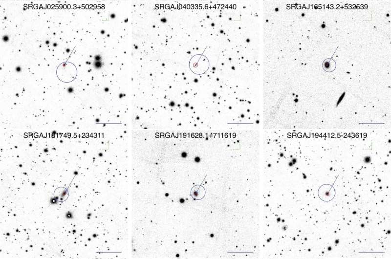 Russian astronomers detect eleven new active galactic nuclei