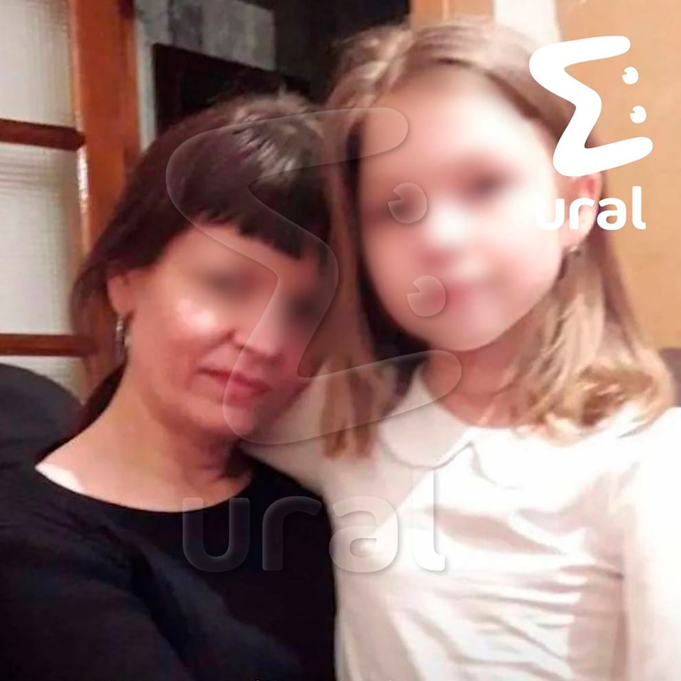 Photo of a mother and daughter, faces blurred for privacy.