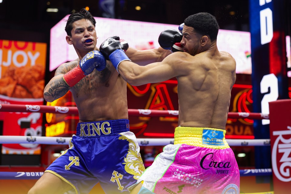 His fight with Garcia headlined Ring Magazine's Times Square card
