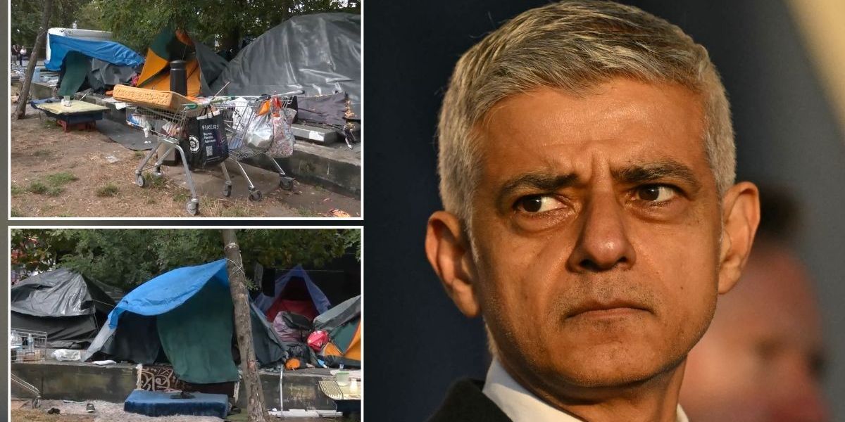 Sadiq Khan defends 'migrant camp' on London's billionaire row by championing 'diversity'