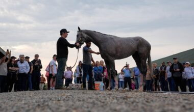 Metallica frontman visits Sandman at Kentucky Derby