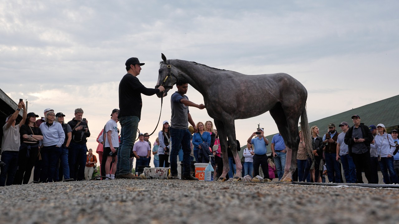 Metallica frontman visits Sandman at Kentucky Derby