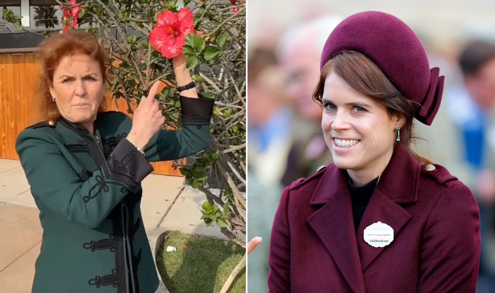 Sarah Ferguson and Princess Eugenie