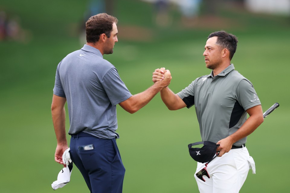 Schauffele has revealed Scheffler also had to swap out his driver after testing