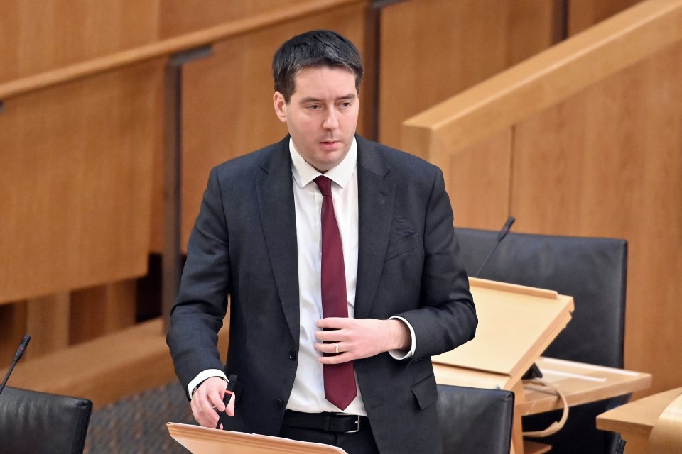 Neil Bibby, Scottish Labour spokesperson, speaking at the Scottish Parliament.