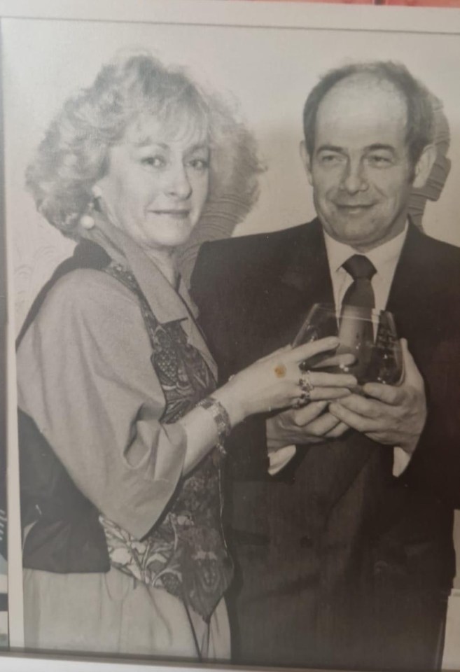 Black and white photo of Cecil Jack and his wife June.