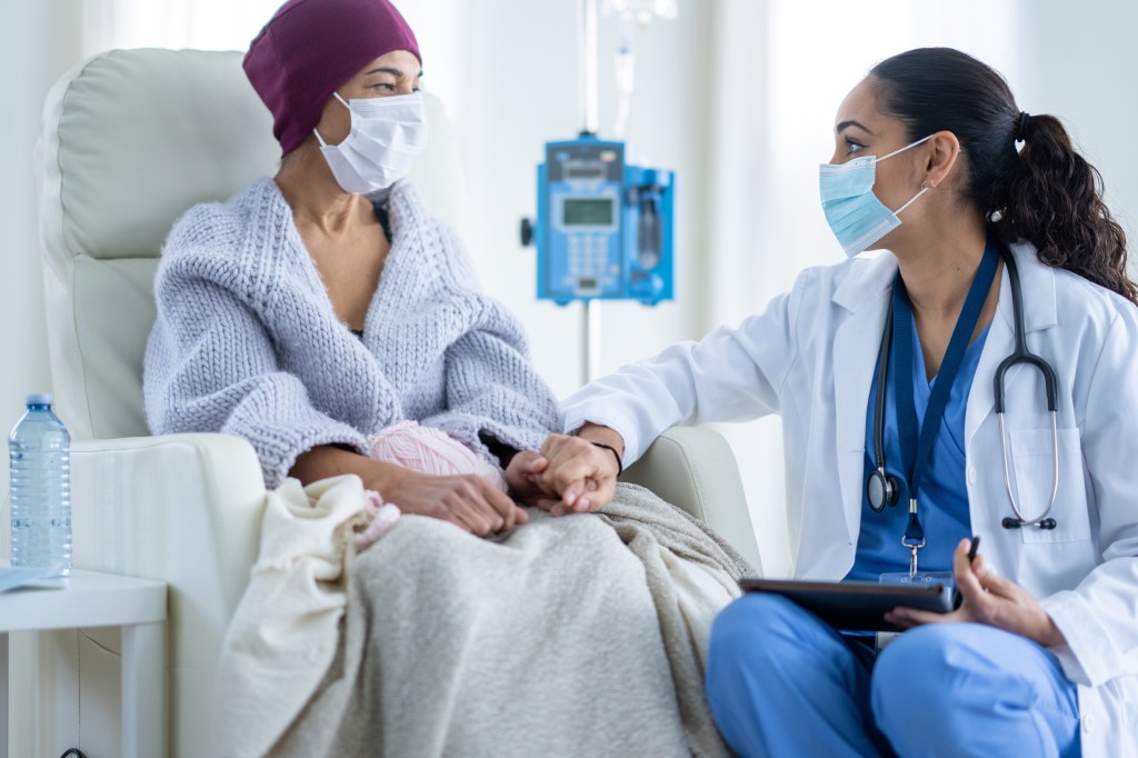 The American Cancer Society estimates there will be around 67,000 new leukemia cases in the US this year and about 23,500 deaths. A leukemia patient is seen here.