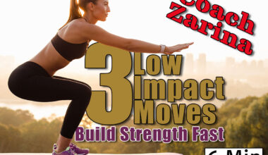 3 Low-Impact Moves to Build Strength & Stamina Fast