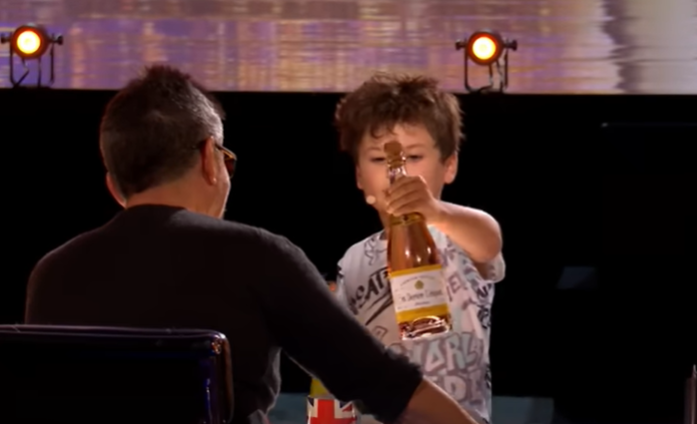 Simon Cowell and Teddy Magic