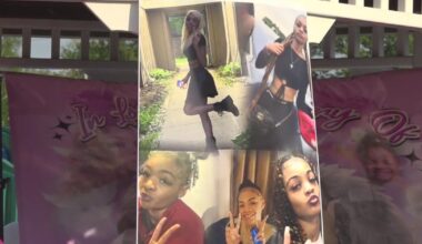Family and friends share memories of London Thomas at candlelight vigil and balloon release