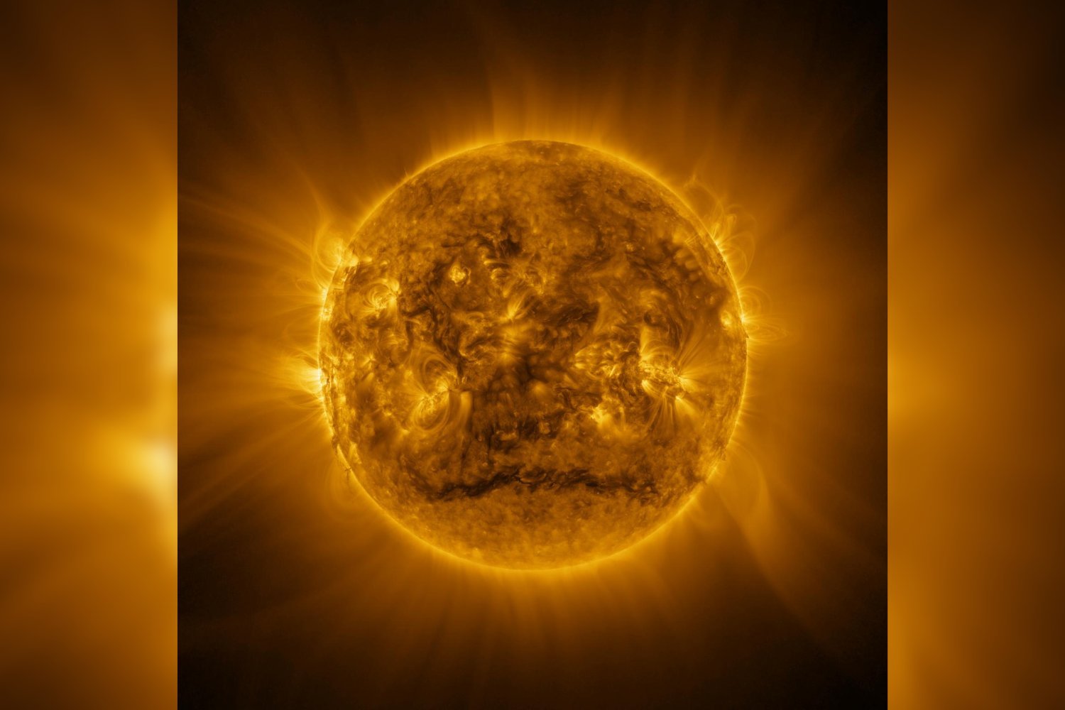 A high-resolution snapshot of the Sun from Solar Orbiter.