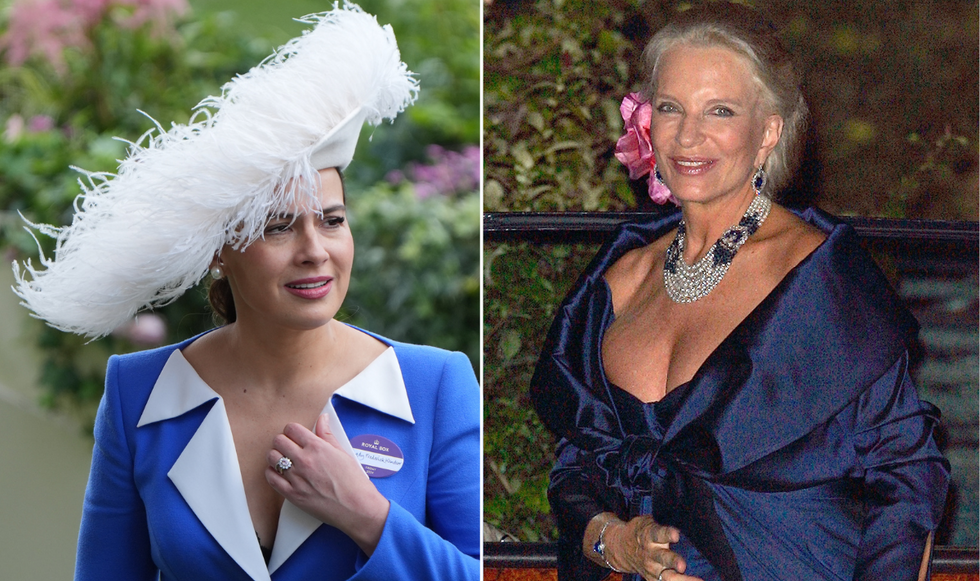 Sophie Winkleman and Princess Michael of Kent