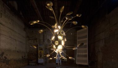 heatherwick studio's space garden at venice biennale orbits earth
