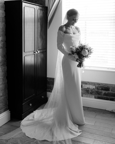 Ellie Irwin on her wedding day