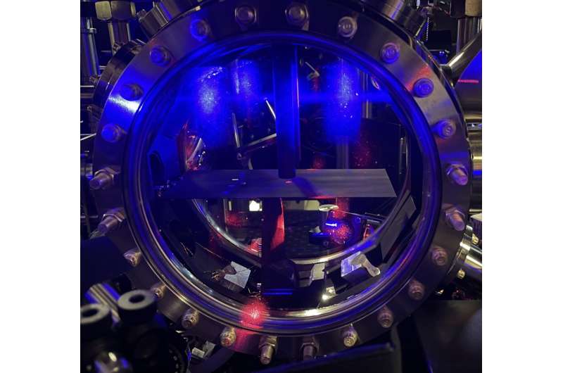 Study demonstrates continuous recoil-driven lasing using laser-cooled strontium atoms