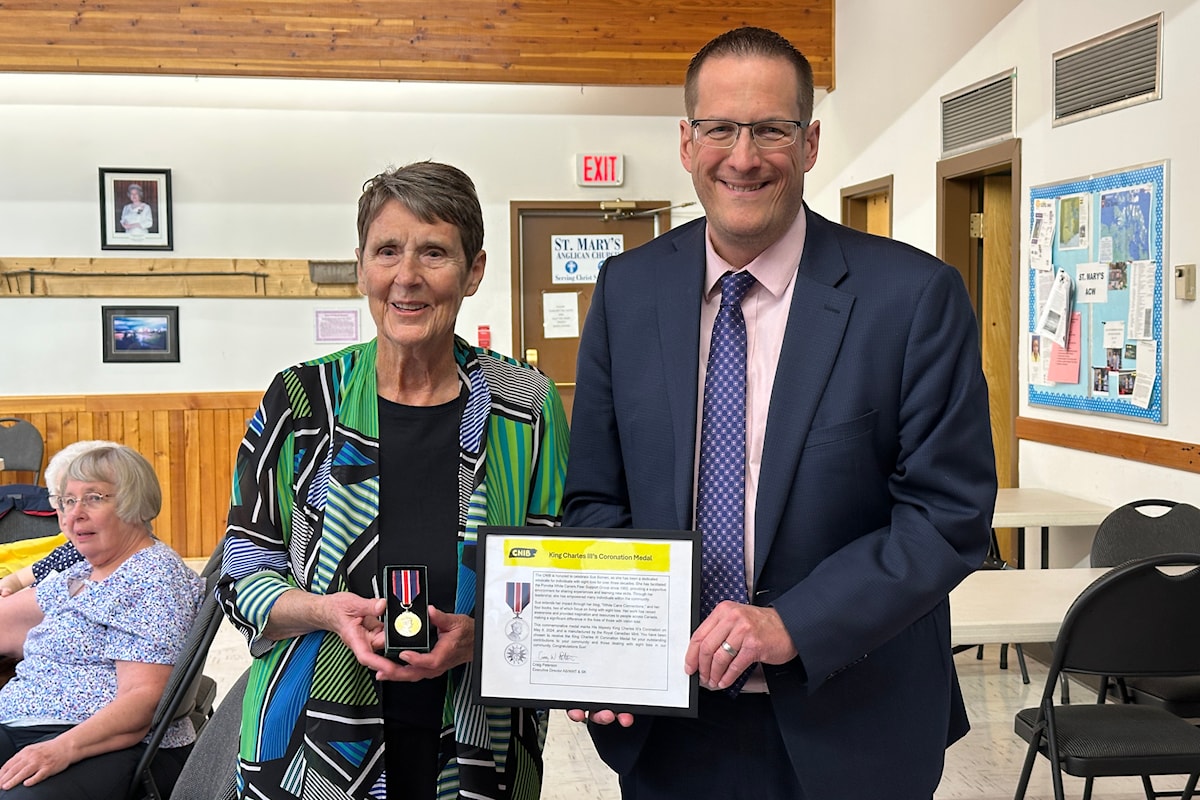 Ponoka resident Sue Boman honoured with King Charles medal