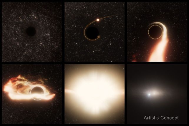 A Supermassive Black Hole Has Been Spotted Just Wandering Through Space Like a Ninja