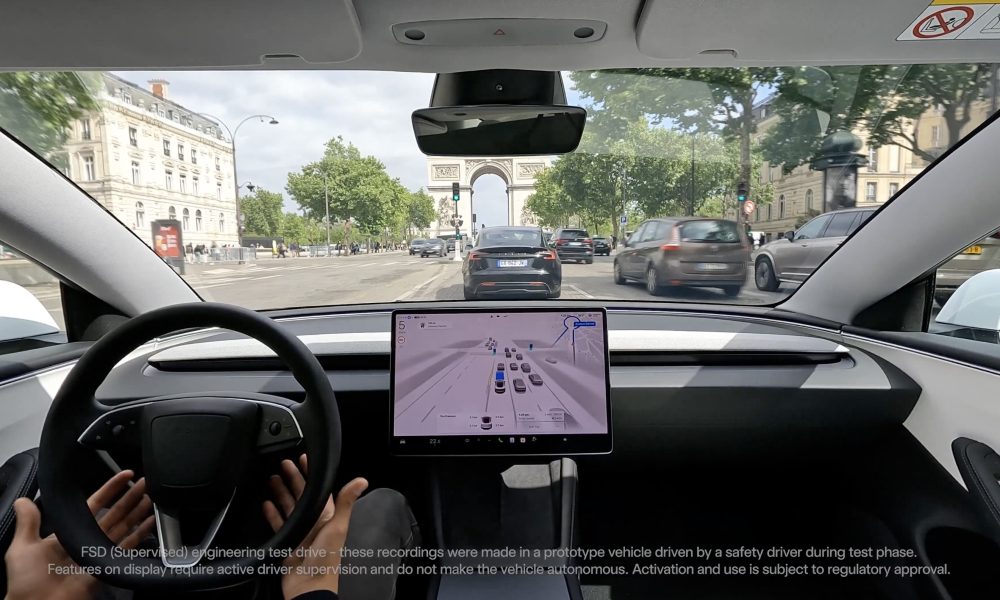 Tesla posts FSD demonstrations in Australia and France