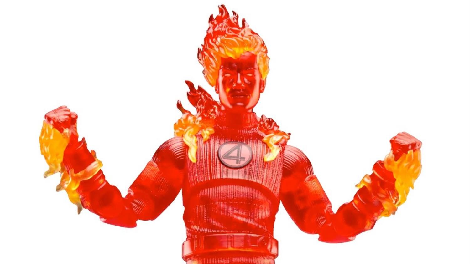 FIRST STEPS Marvel Legends Reveals The Human Torch; Early Word From Test Screenings Hits