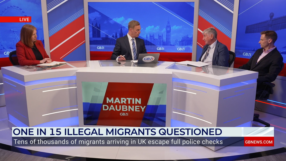 Tony Smith and a GB News panel