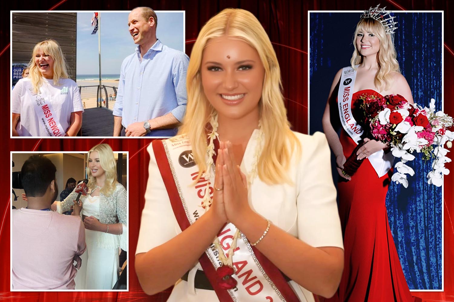 Miss World release footage of Miss England appearing grateful as they hit back at her claims she was 'exploited'
