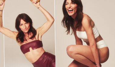 Davina McCall, 57, shows off her trim figure as she returns to exercise after life-saving brain tumour op