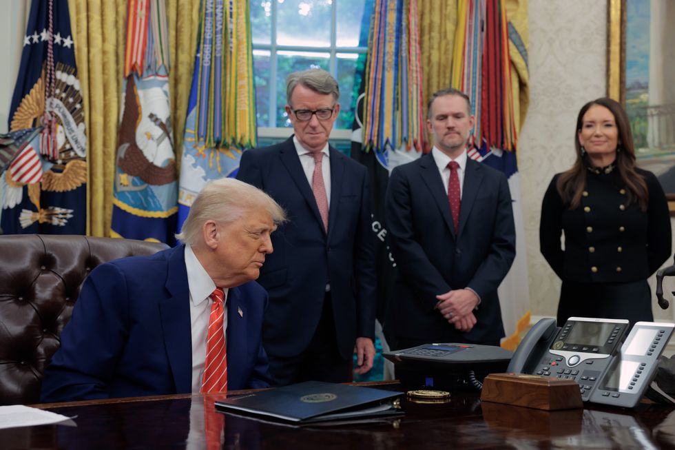 Trump and Mandelson in DC