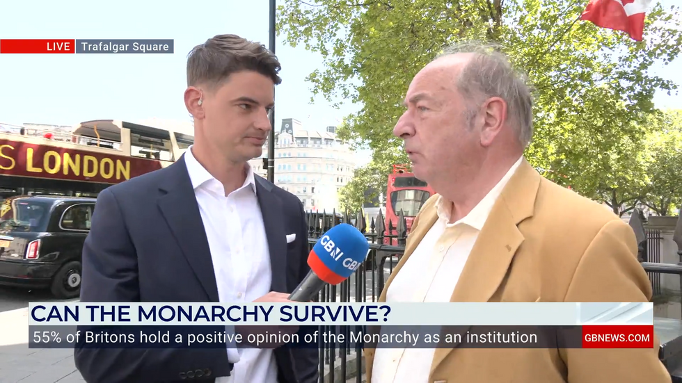 \u200bNorman Baker spoke to Ben Leo in Trafalgar Square