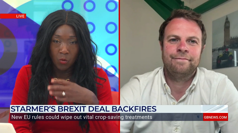 \u200bOlly Harrison, a cereal farmer in the North West spoke to Nana Akua on GB News