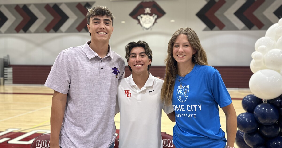 London celebrates college signing day for 2 baseball players and 1 runner