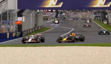 Esteban Ocon pitted during a Safety Car period and emerged ahead of Max Verstappen