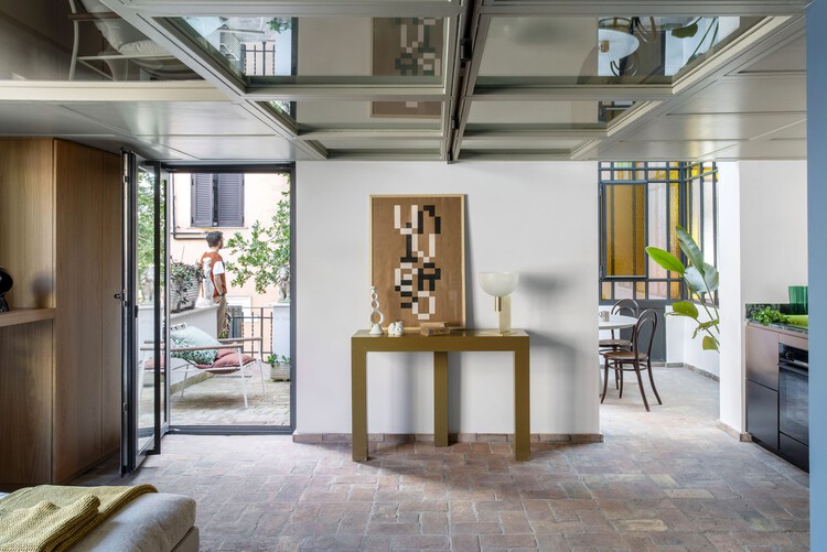 Villino Liberty Trastevere / STUDIOTAMAT - Interior Photography, Wood, Lighting, Table, Chair