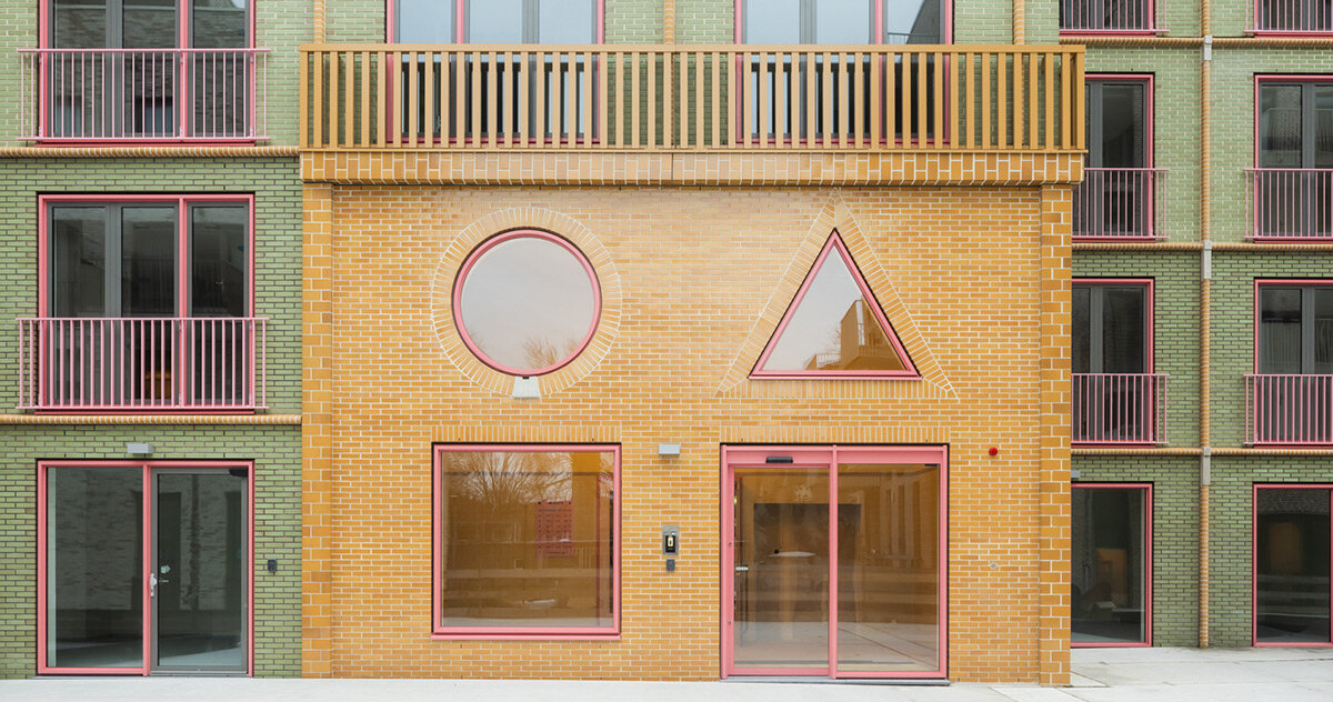 playful shapes dot monadnock's volante housing in the netherlands