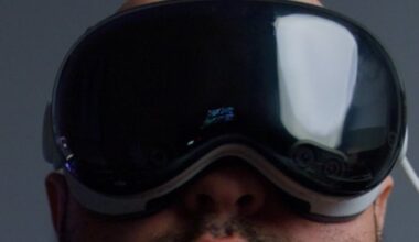 wearing vision pro
