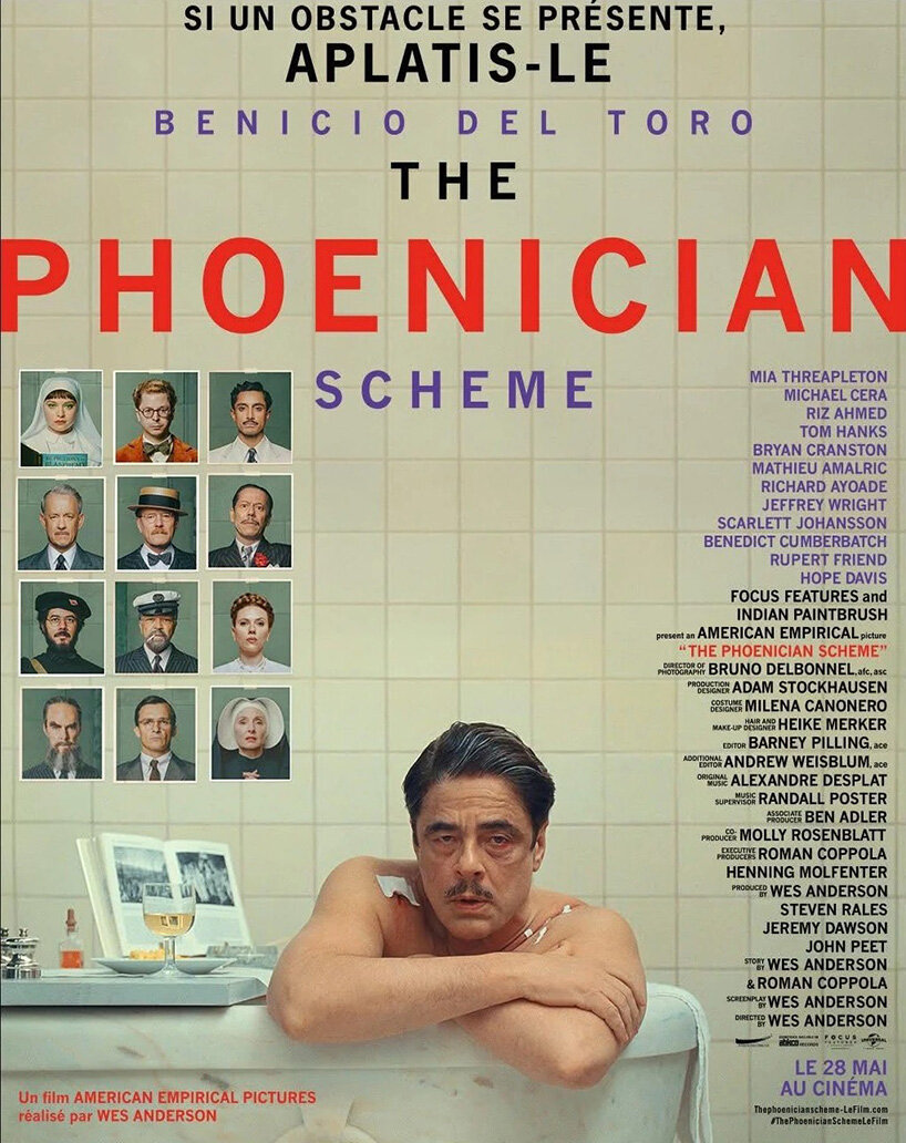 wes anderson draws on venetian palazzos and painted illusions for the phoenician scheme