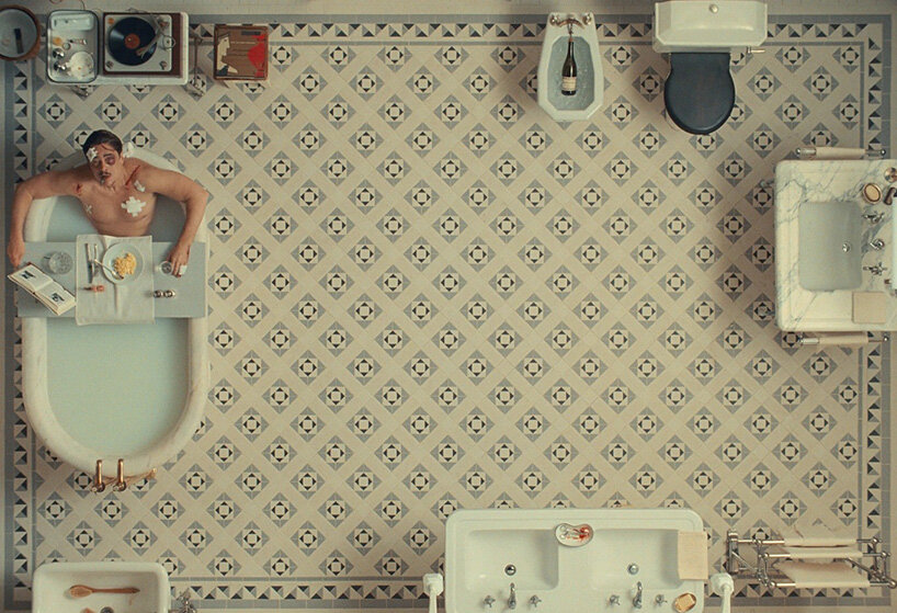 wes anderson draws on venetian palazzos and painted illusions for the phoenician scheme