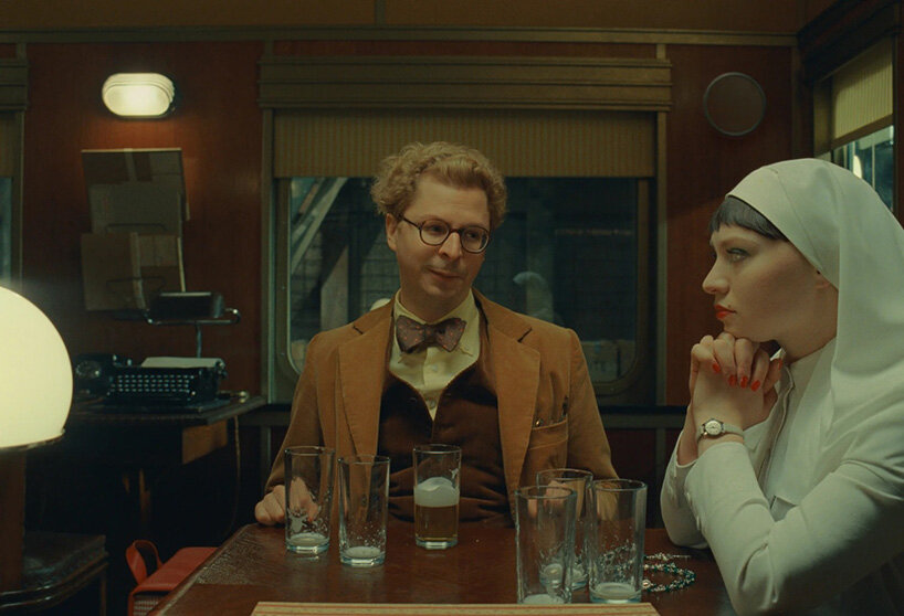 wes anderson draws on venetian palazzos and painted illusions for the phoenician scheme