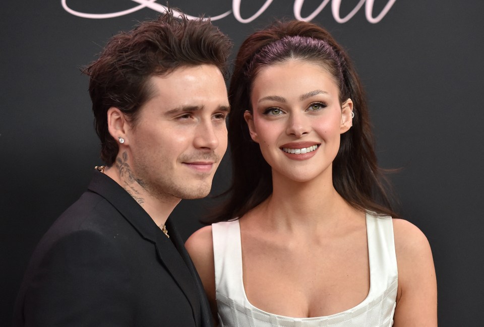 Brooklyn Beckham and Nicola Peltz Beckham at the premiere of "Lola."