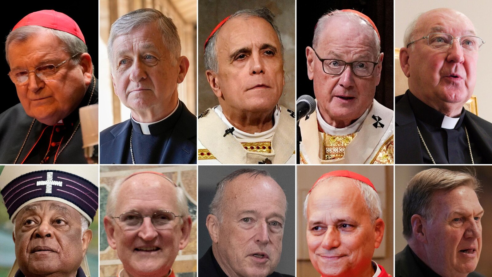 Who are the US cardinals who will vote for the next pope? There are 10, the largest bloc after Italy