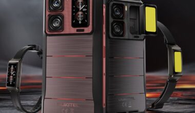 Oukitel WP300 is a rugged phone that houses modular smartwatch, earbud and flashlight accessories (crowdfunding]
