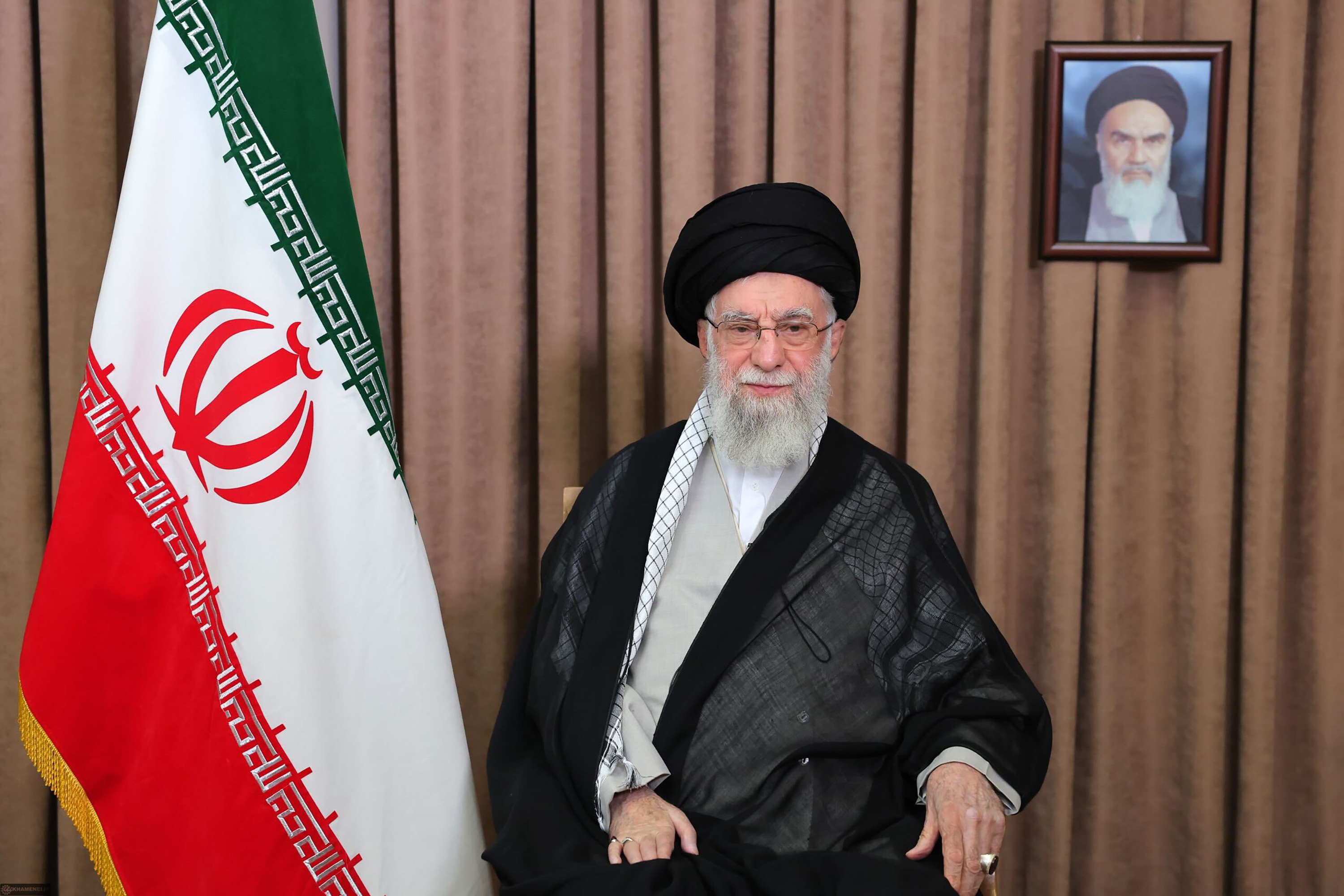 Ali Khamenei, Supreme Leader of Iran, addresses the nation.